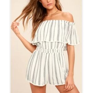 Lulu's Off The Shoulder Romper